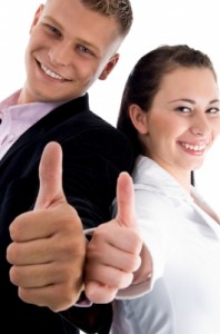 Business Couple Showing Thumb Up by imagerymajestic http://www.freedigitalphotos.net/